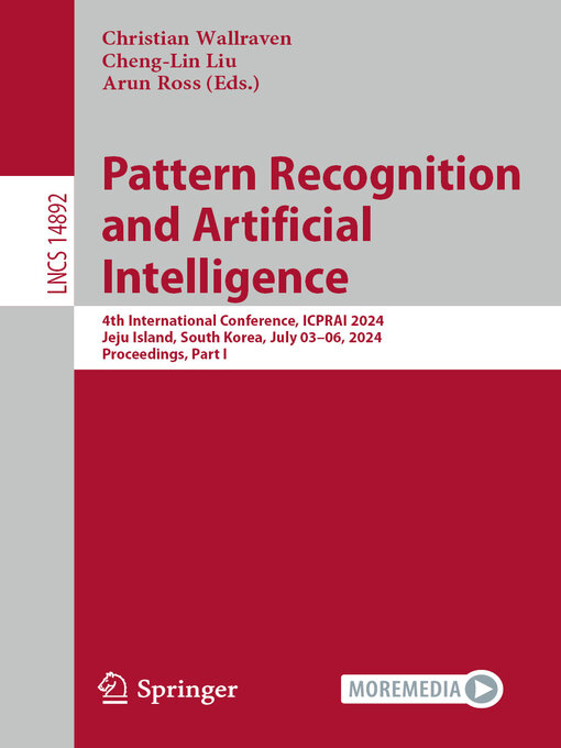 Title details for Pattern Recognition and Artificial Intelligence by Christian Wallraven - Available